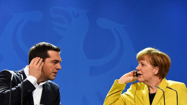 Bundeskanzlerin Angela Merkel und Griechenlands Ministerpräsident Alexis Tsipras in Berlin.