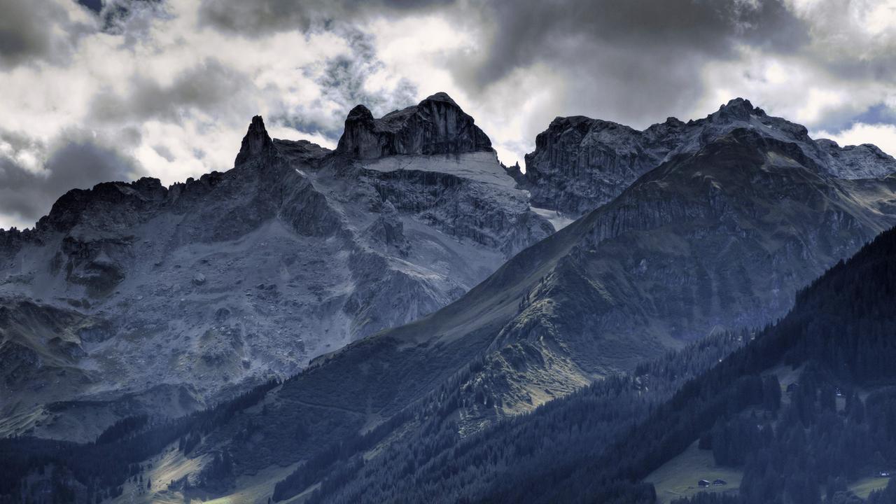 Blick auf die Drei Türme: Das Wahrzeichen des Montafons liegt im Grenzgebiet zwischen Österreich und der Schweiz.