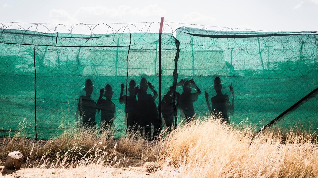 Kakuma, Kenia, 28.07.2018: Kenia Kakuma Fluechtlingslager Kakuma 2/3/4. Kakuma, Kenia, 28.07.2018: Kenia Kakuma Fluechtlingslager Kakuma 2/3/4.