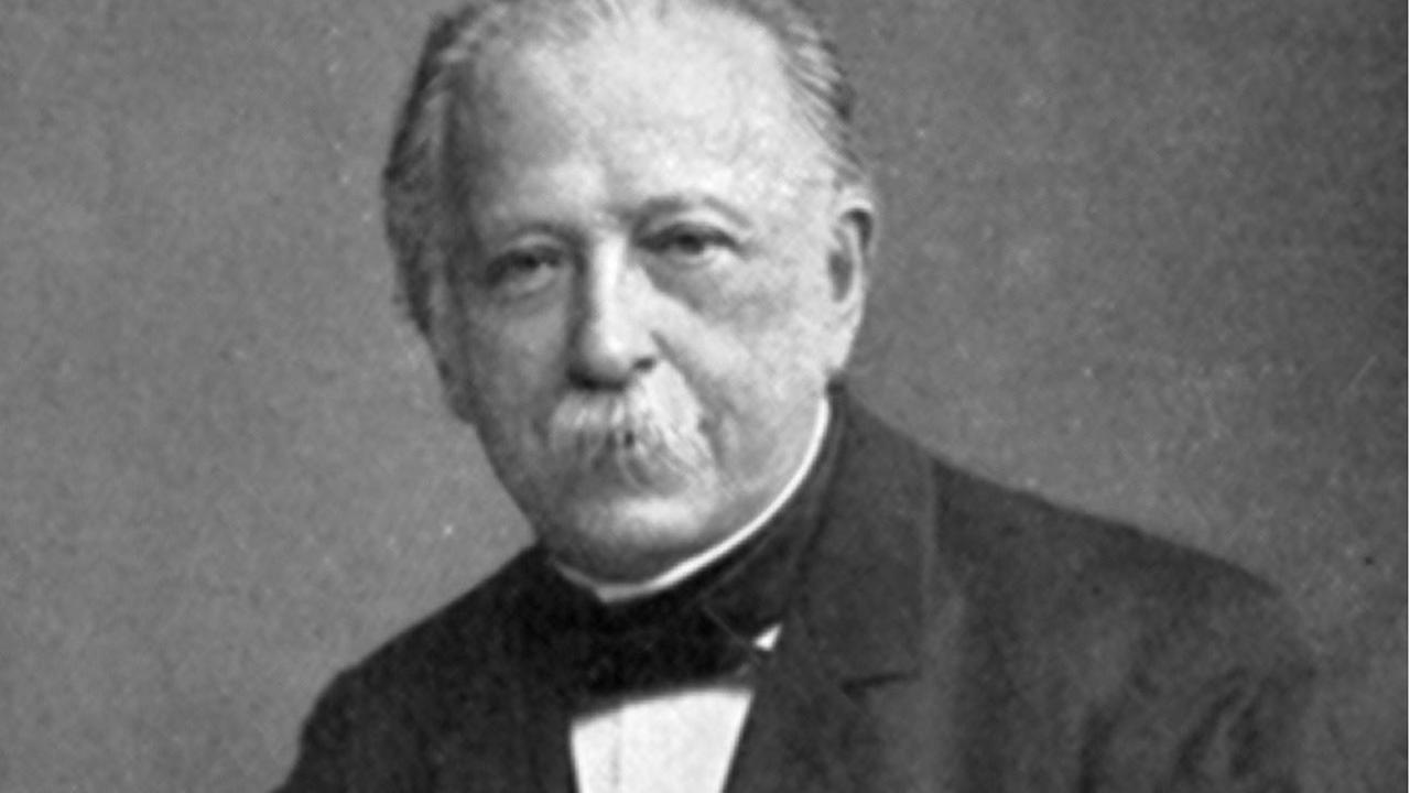 Fotografie des deutschen Schriftstellers Theodor Fontane. Fotografie des deutschen Schriftstellers Theodor Fontane.