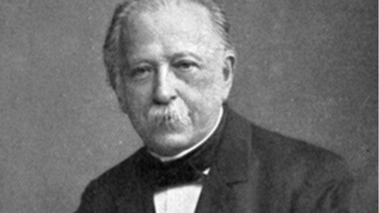 Fotografie des deutschen Schriftstellers Theodor Fontane. Fotografie des deutschen Schriftstellers Theodor Fontane.