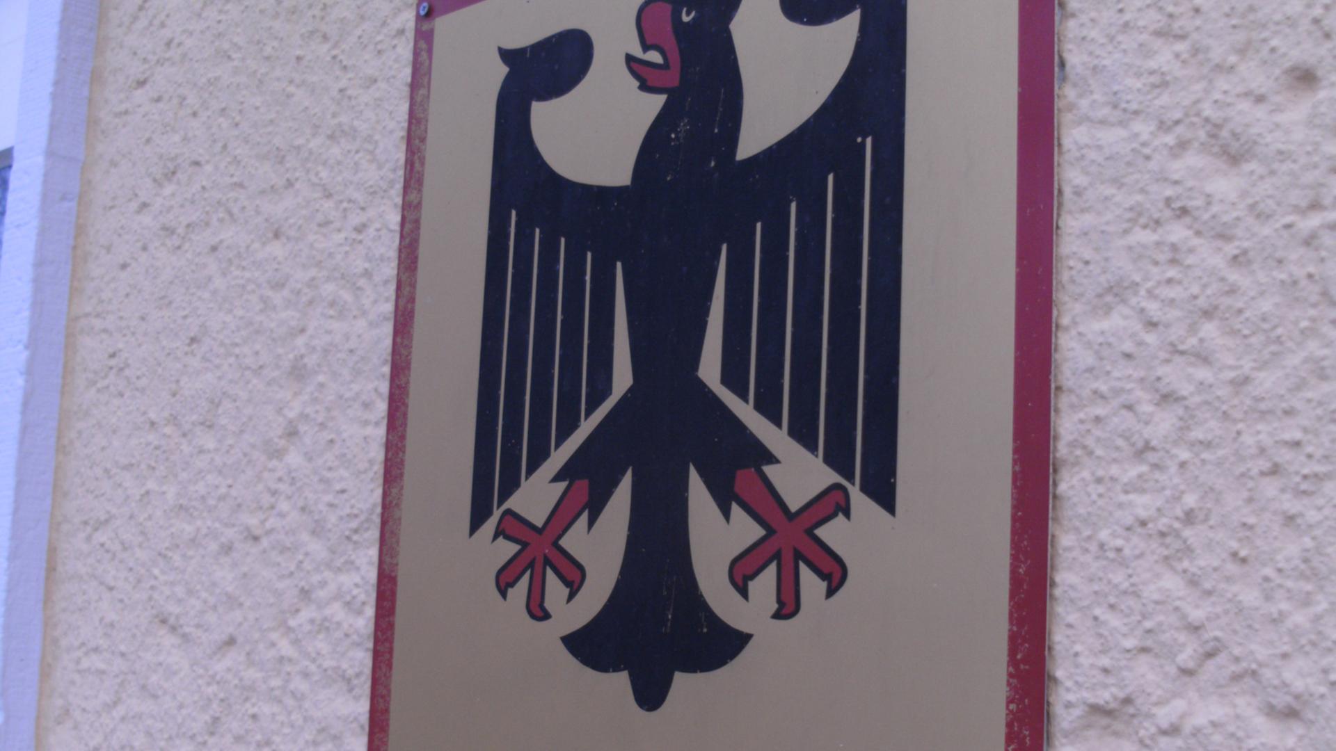 Türschild der Bundeswehrfachschule Türschild der Bundeswehrfachschule