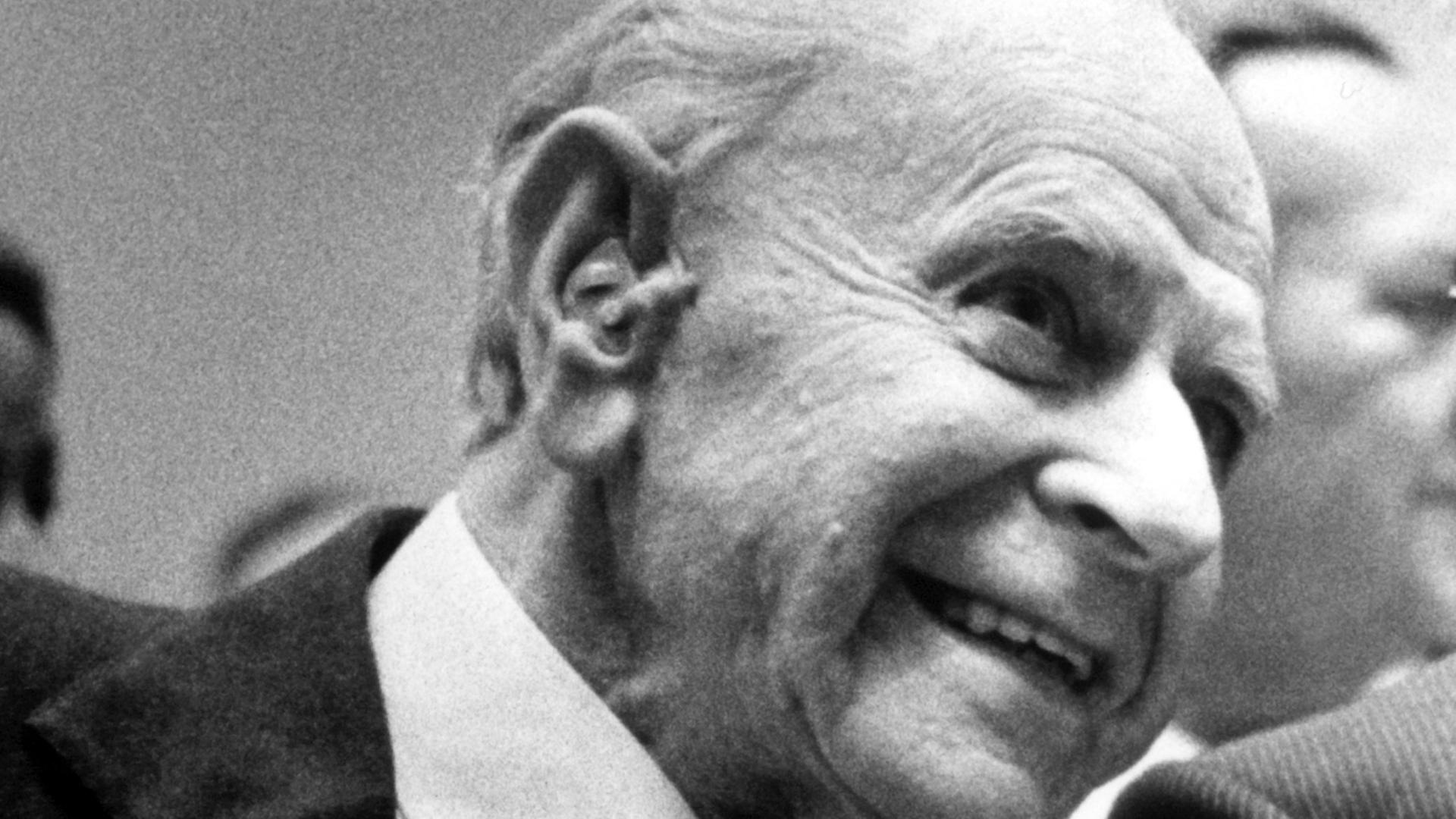 März 1981: Der Philosoph Sir Karl Raimund Popper im Alter von 78 Jahren. März 1981: Der Philosoph Sir Karl Raimund Popper im Alter von 78 Jahren.
