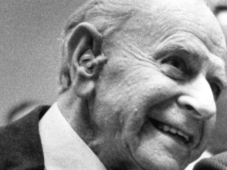 März 1981: Der Philosoph Sir Karl Raimund Popper im Alter von 78 Jahren.
