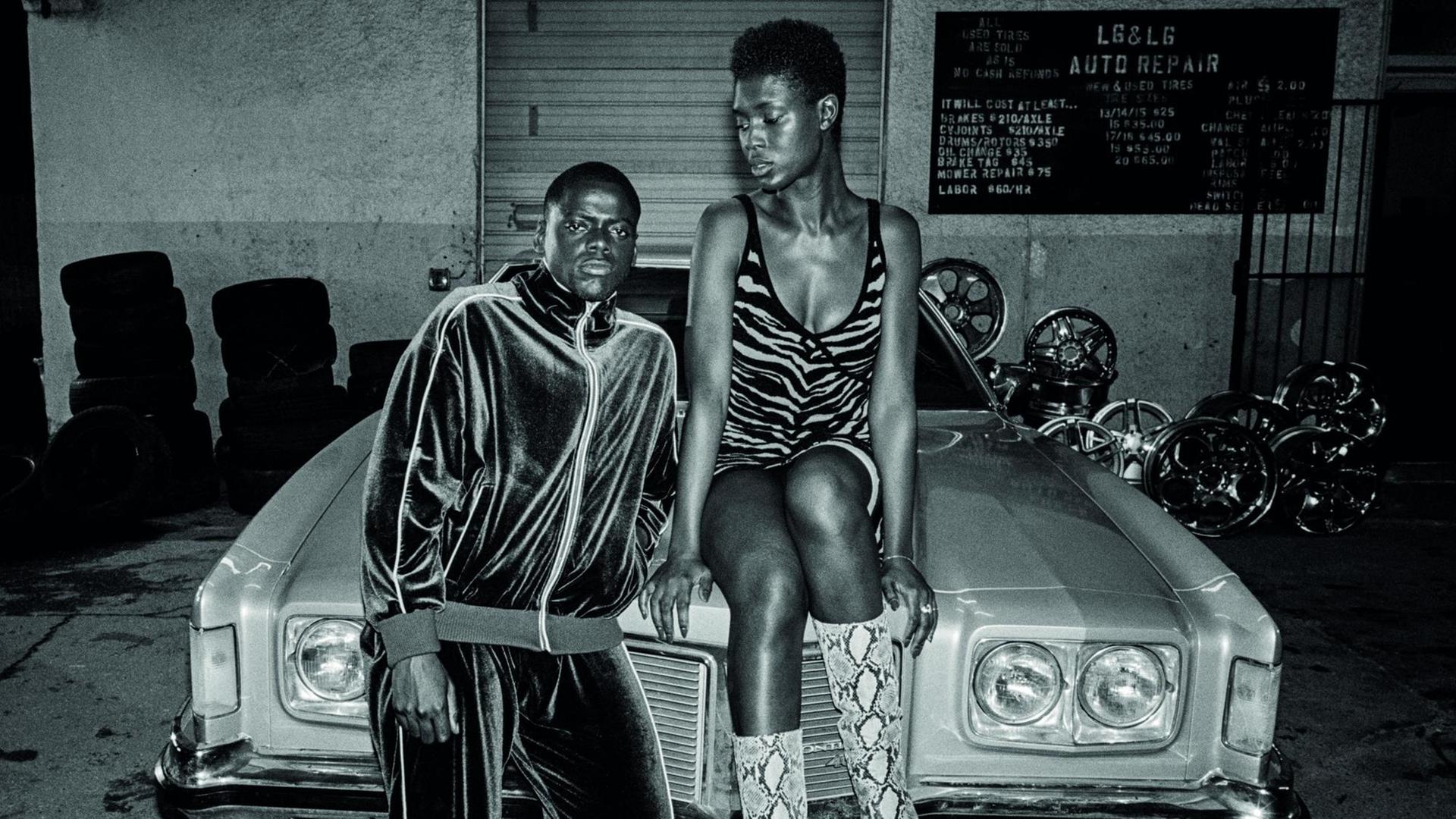 Slim (Daniel Kaluuya) und Queen (Jodie Turner-Smith) in "Queen & Slim". Slim (Daniel Kaluuya) und Queen (Jodie Turner-Smith) in "Queen & Slim".