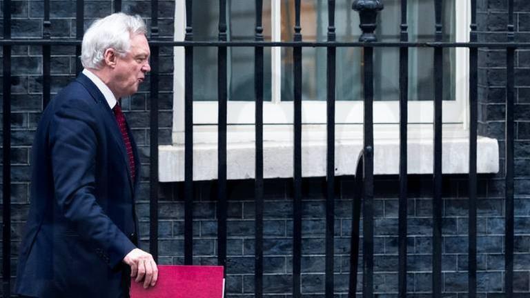 Der britische Brexit-Minister David Davis Der britische Brexit-Minister David Davis