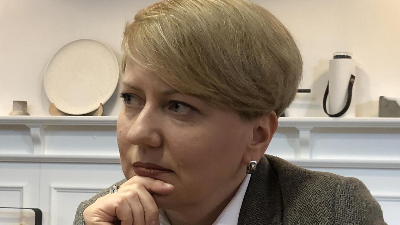 Die Kiewer Politikberaterin Iryna Serowa. Die Kiewer Politikberaterin Iryna Serowa.