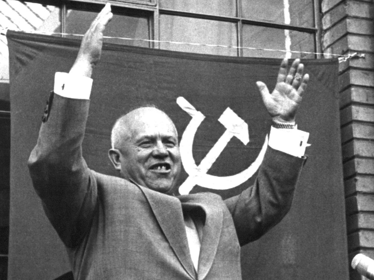 Der frühere sowjetische Ministerpräsident Nikita Chruschtschow