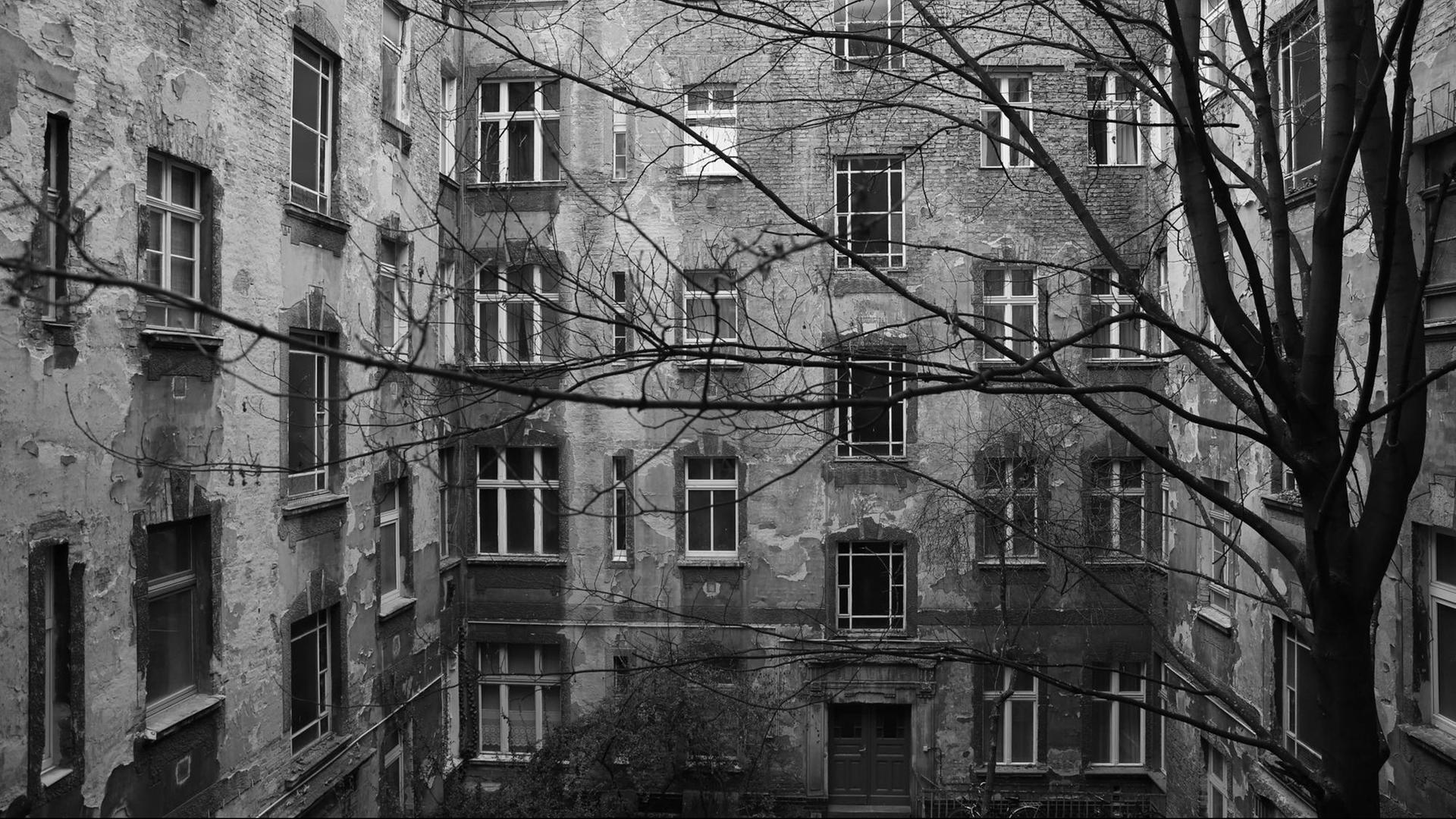 Ein Hinterhof im Berliner Ortsteil Prenzlauer Berg. Ein Hinterhof im Berliner Ortsteil Prenzlauer Berg.