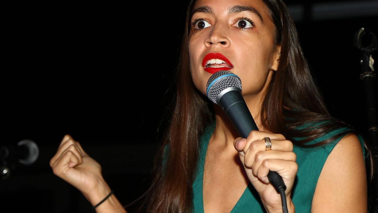 Alexandria Ocasio-Cortez im Wahlkampf