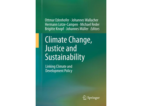 Buchcover "Climate Change, Justice and Sustainability" von Ottmar Edenhofer u.a.