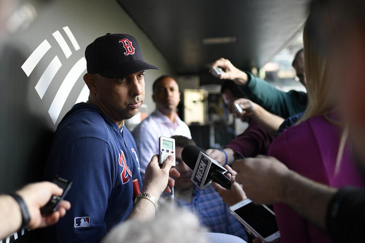 Boston Red Sox Trainer Alex Cora Boston Red Sox Trainer Alex Cora