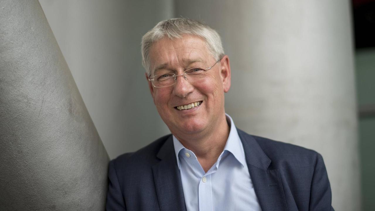 Der Historiker Eckart Conze am 11.10.2018 auf der Frankfurter Buchmesse. Der Historiker Eckart Conze am 11.10.2018 auf der Frankfurter Buchmesse.