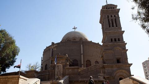 Eine Kirche im Koptenviertel von Kairo