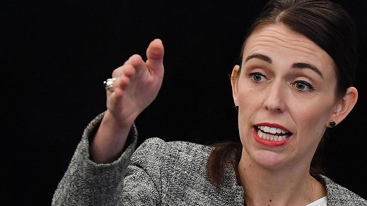 Neuseelands Premierministerin Jacinda Ardern spricht auf einer Pressekonferenz in Christchurch Neuseelands Premierministerin Jacinda Ardern spricht auf einer Pressekonferenz in Christchurch