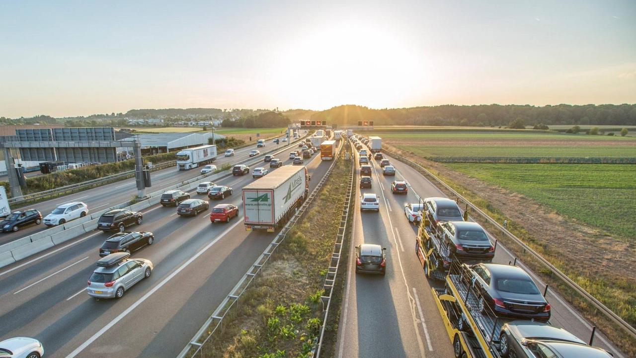 Die A8 bei Stuttgart Die A8 bei Stuttgart