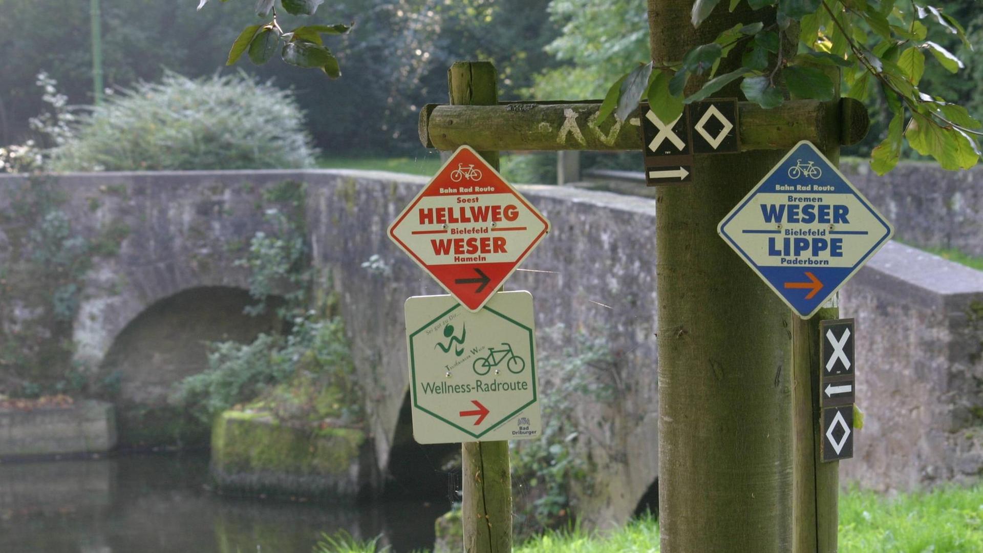 Wegweiser am Hellweg Wegweiser am Hellweg