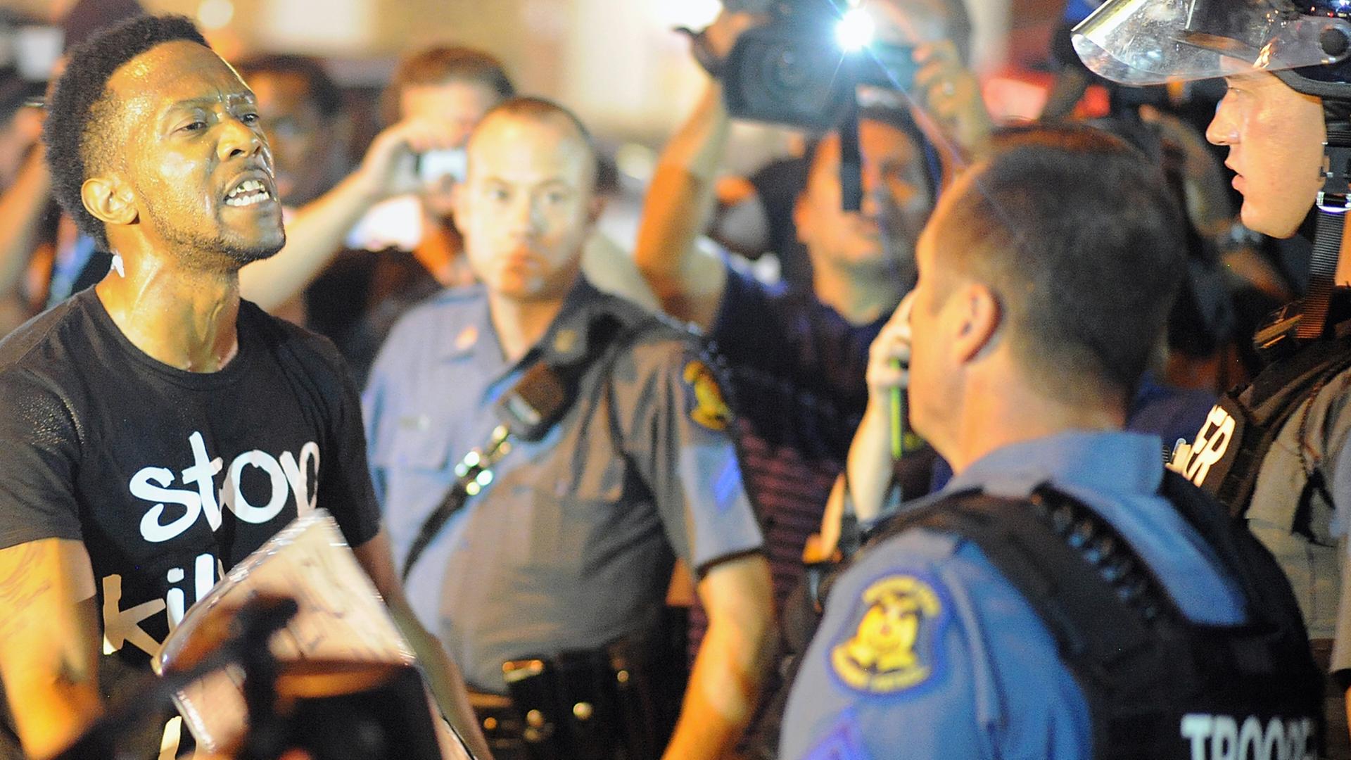 Unruhen in Ferguson am 19. August 2014 Unruhen in Ferguson am 19. August 2014