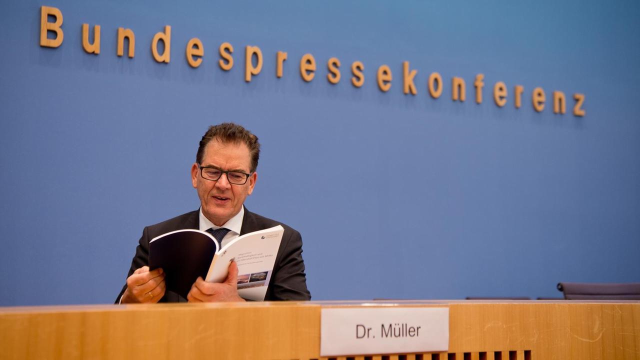 Bundesentwicklungsminister Gerd Müller (CSU)