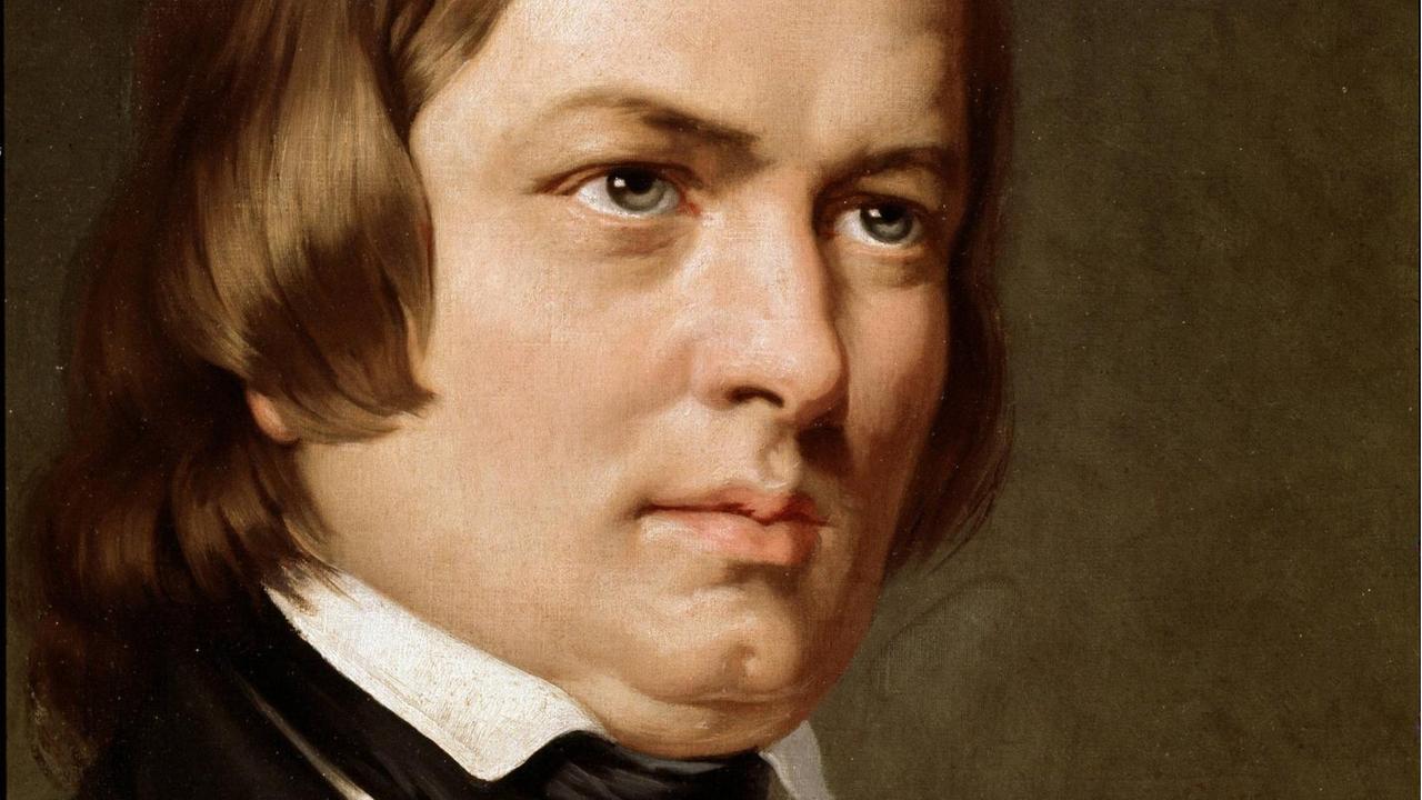 Anonymes Gemälde mit dem Porträt des Komponisten Robert Schumann aus dem Conservatorio di Musica S.Pietro a Majella / Neapel Anonymes Gemälde mit dem Porträt des Komponisten Robert Schumann aus dem Conservatorio di Musica S.Pietro a Majella / Neapel