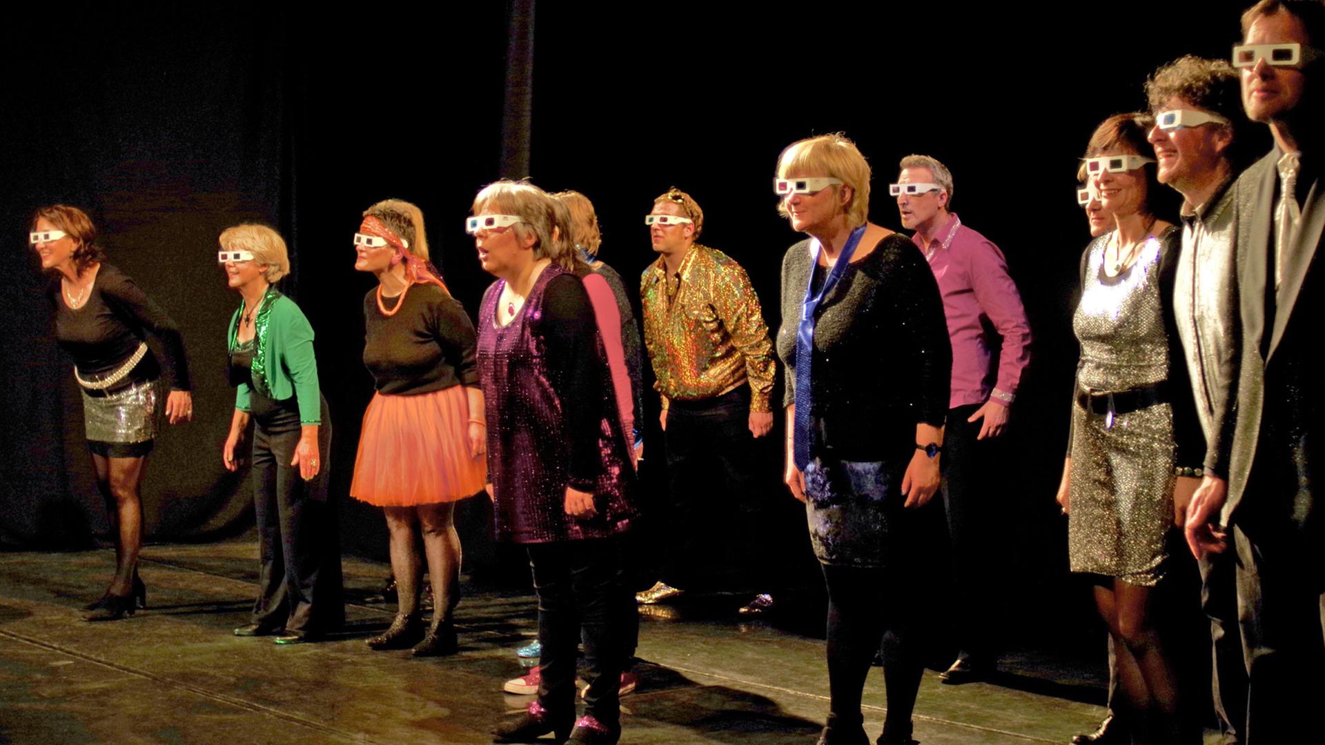 Der Kölner Chor "Peters Kunden". Der Kölner Chor "Peters Kunden".