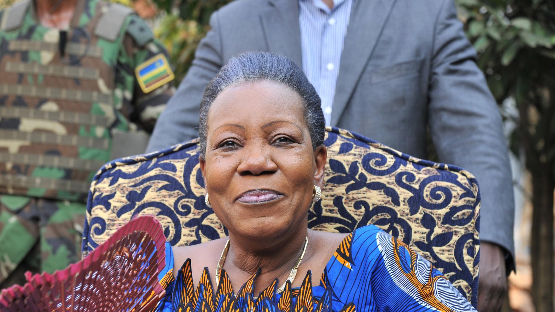 Die neue Präsidentin der Zentralafrikanischen Republik, Catherine Samba-Panza