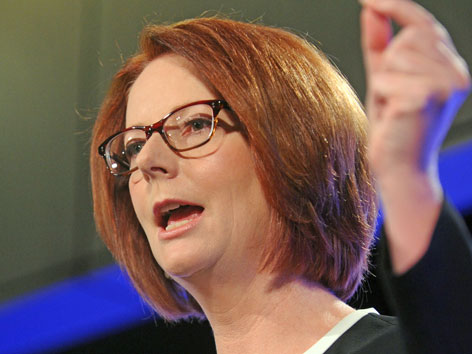 Australiens Premierministerin Julia Gillard Australiens Premierministerin Julia Gillard