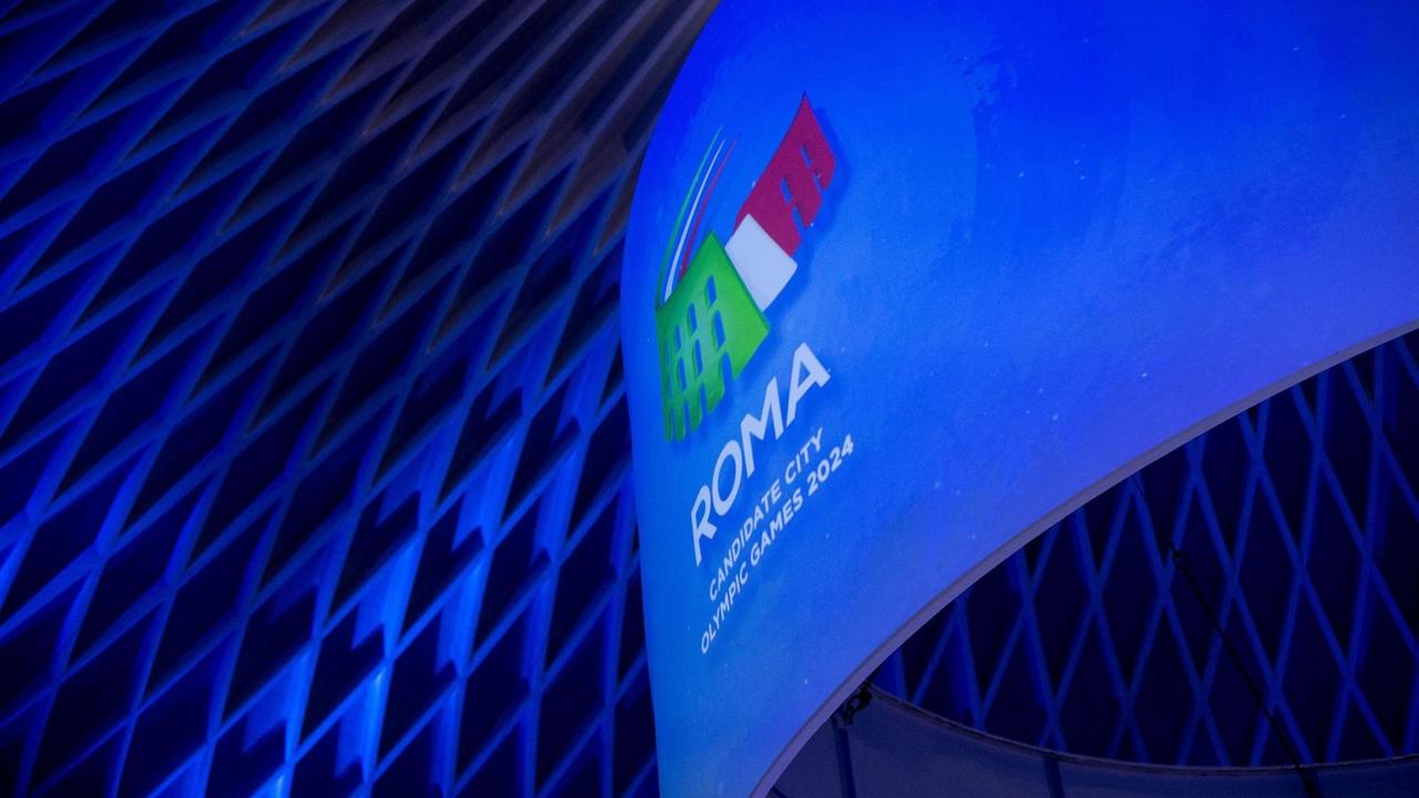 Das Logo Roms für die Olympia-Bewerbung 2024 Das Logo Roms für die Olympia-Bewerbung 2024