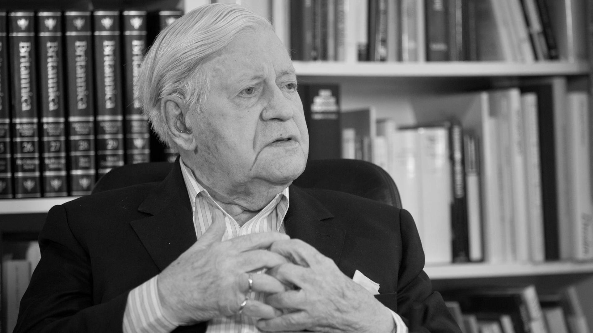 Altbundeskanzler Helmut Schmidt Altbundeskanzler Helmut Schmidt