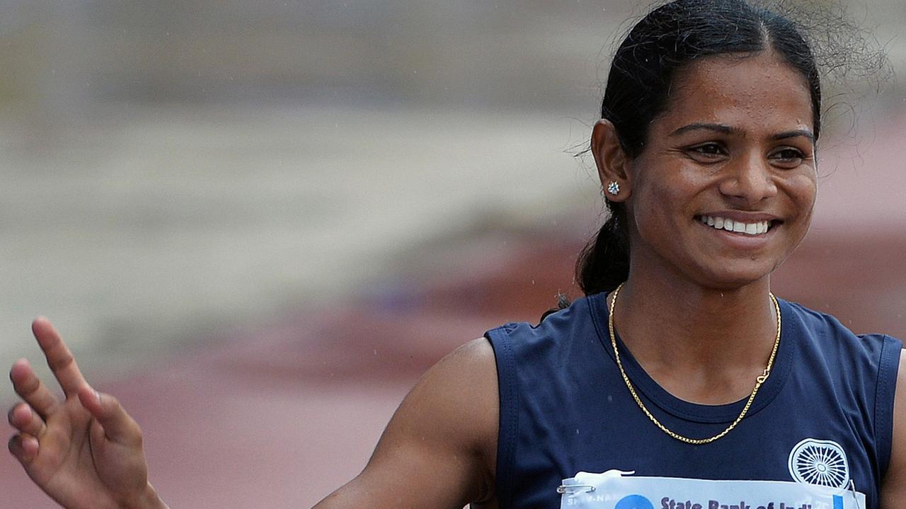 Die indische Leichtathletin Dutee Chand Die indische Leichtathletin Dutee Chand