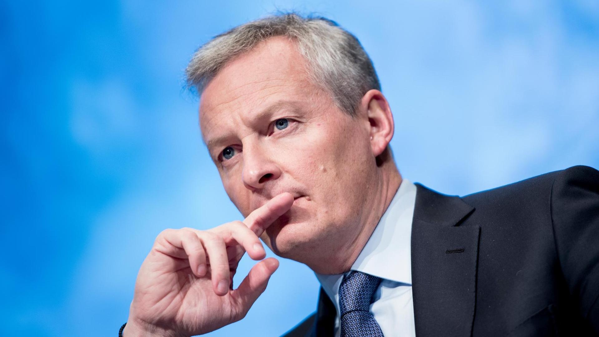 Der französische Finanzminister Bruno Le Maire. Der französische Finanzminister Bruno Le Maire.