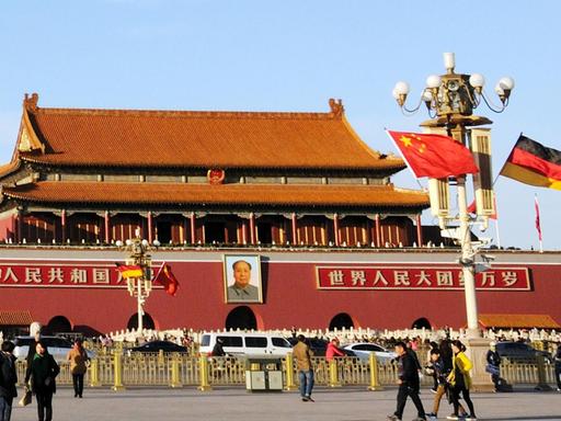 Der Tiananmen Platz in Peking