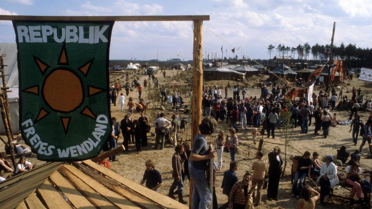 Atomkraftgegner 1980 in der "Republik Freies Wendland". Atomkraftgegner 1980 in der "Republik Freies Wendland".