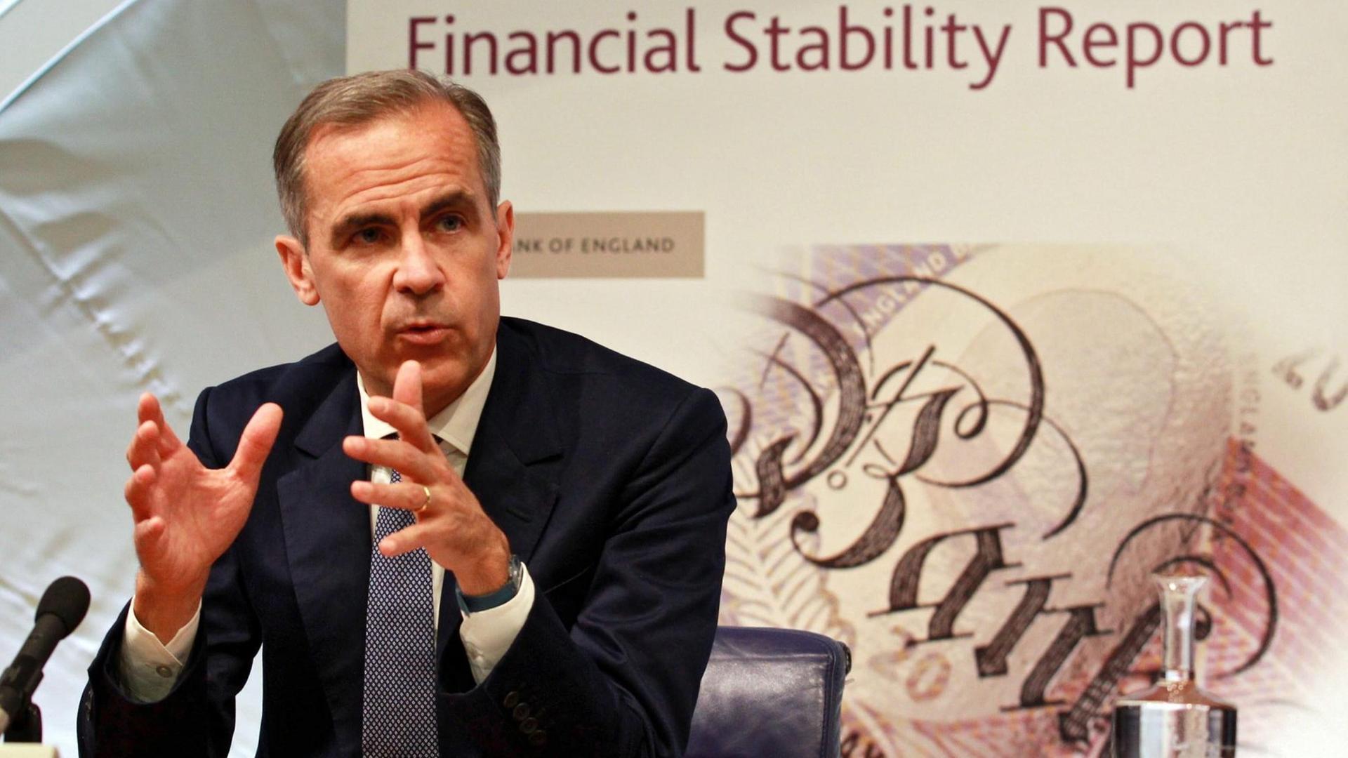 Der Chef der Bank of England, Mark Carney.