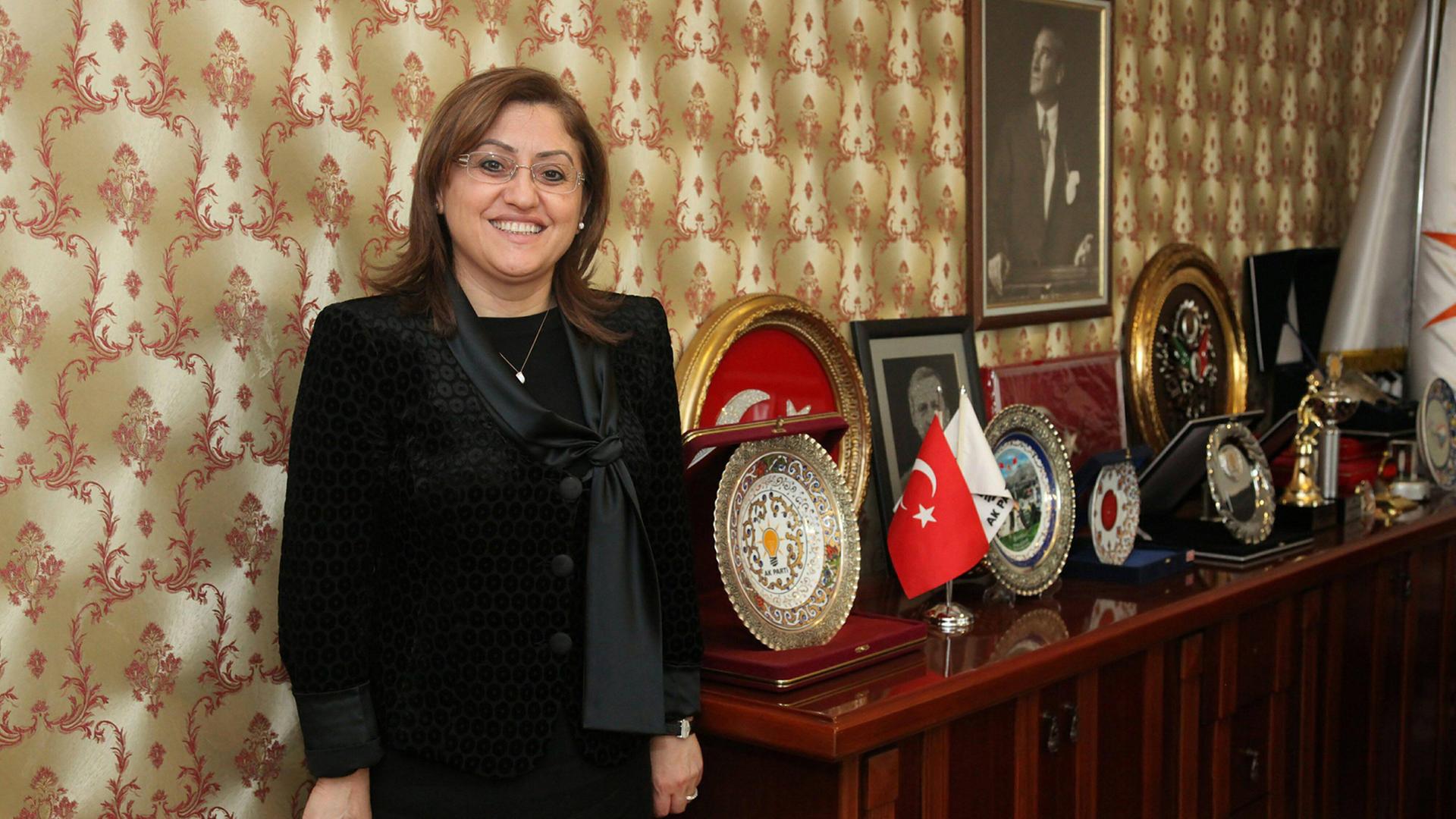 Die Politikerin Fatma Sahin