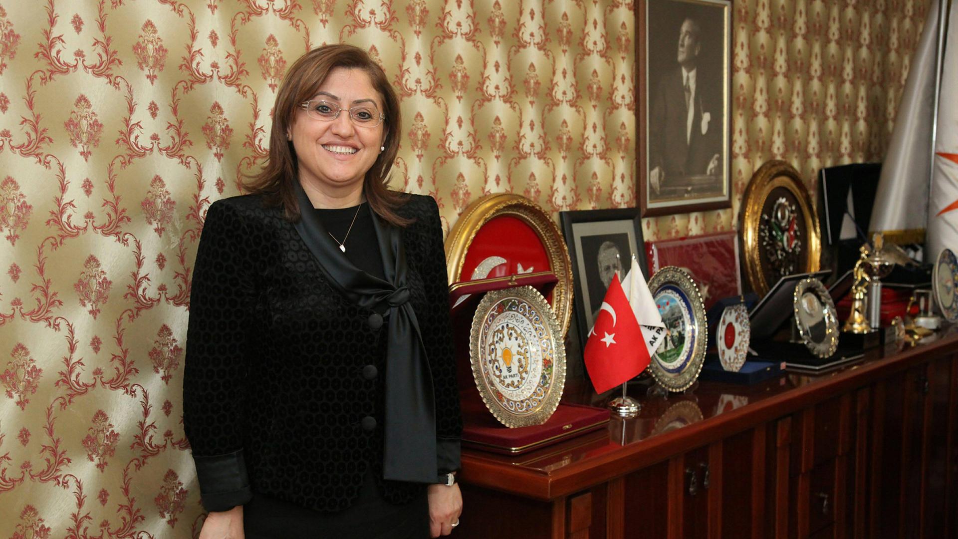 Die Politikerin Fatma Sahin Die Politikerin Fatma Sahin