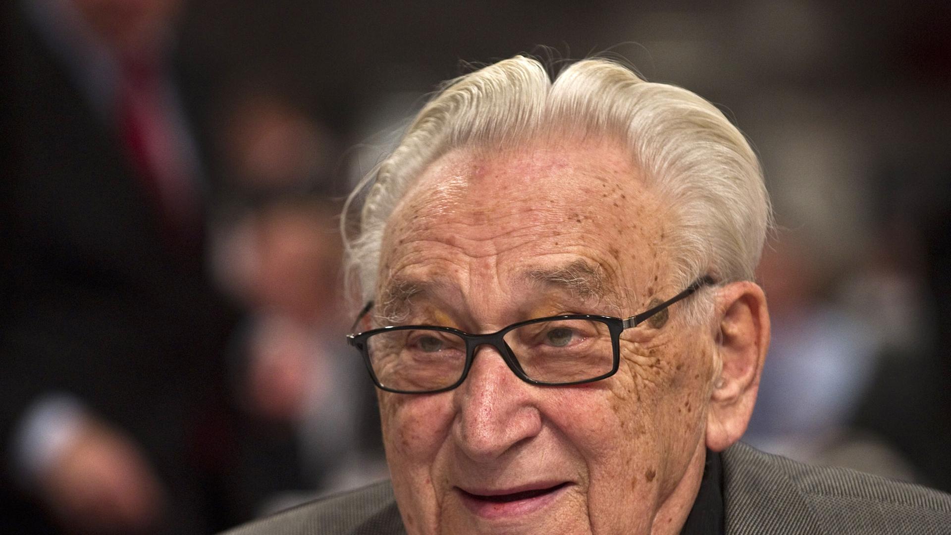 Foto des SPD-Politikers Egon Bahr Foto des SPD-Politikers Egon Bahr