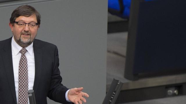 Andreas Lämmel (CDU) bei einer Rede im Deutschen Bundestag.