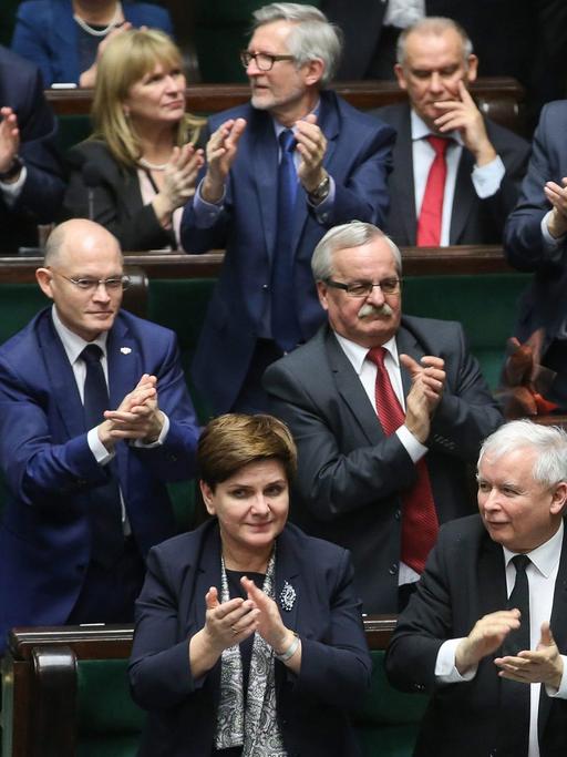 Die Regierungspartei PiS im polnischen Parlament