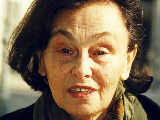 Die Schriftstellerin Ilse Aichinger, aufgenommen in Wien 2002