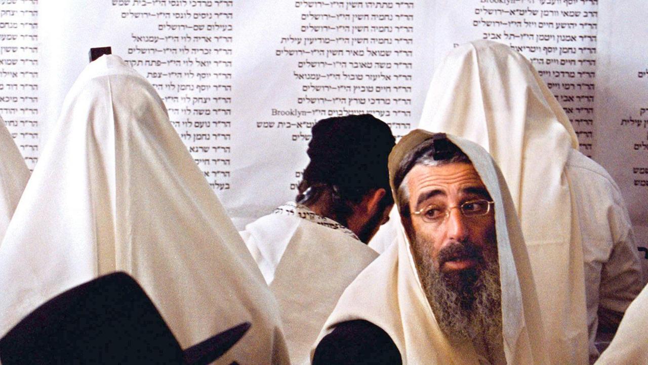Chassiden beim Gebet Chassiden beim Gebet