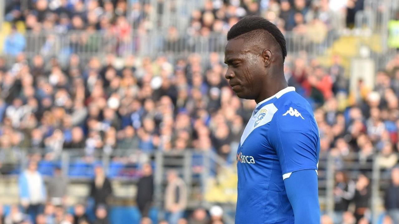 Das Foto zeigt Mario Balotelli von Brescia Calcio. Das Foto zeigt Mario Balotelli von Brescia Calcio.