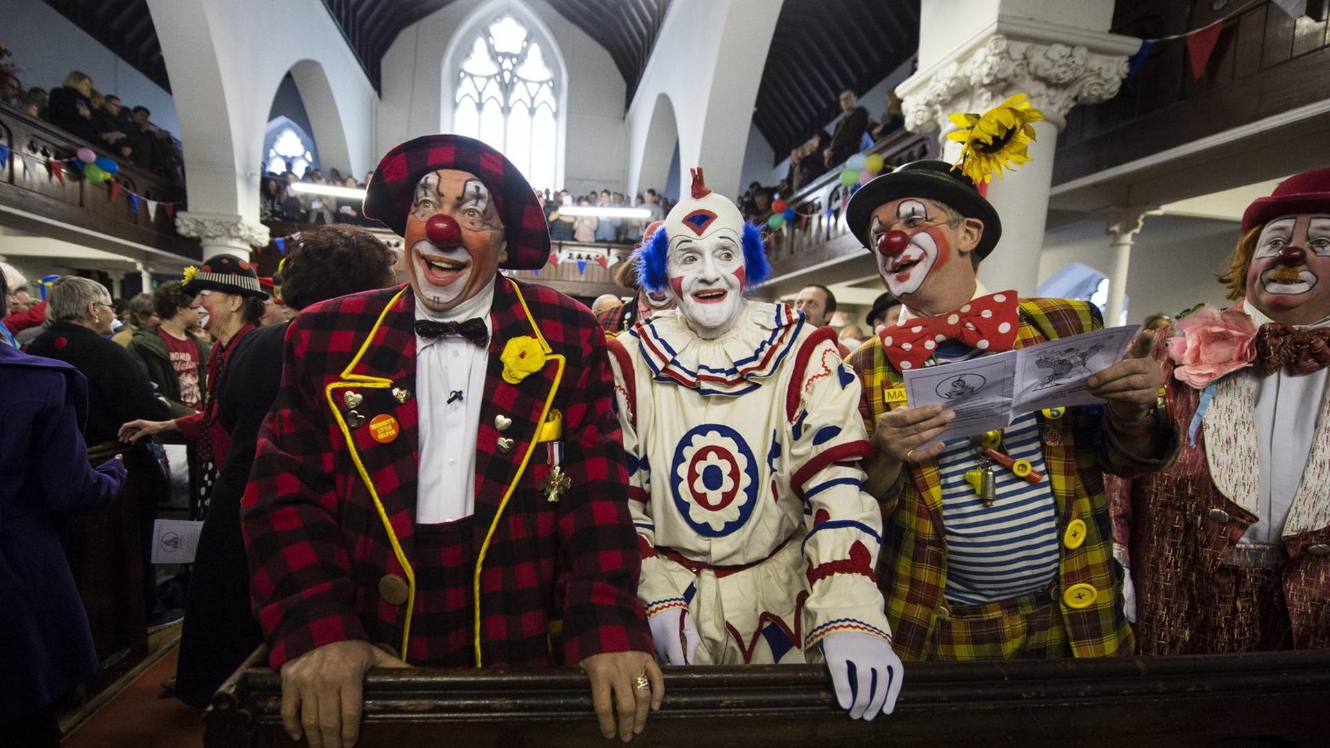 Gedenkgottesdienst für Joseph Grimaldi am 07. Februar 2016 in London. Gedenkgottesdienst für Joseph Grimaldi am 07. Februar 2016 in London.