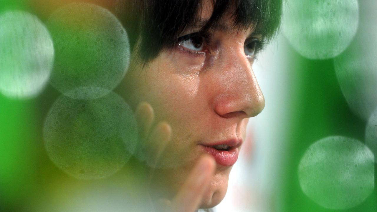 Die deutsche Regisseurin Ziska Riemann beim 46. Internationalen Filmfestival in Karlovy Vary (Tschechien) Die deutsche Regisseurin Ziska Riemann beim 46. Internationalen Filmfestival in Karlovy Vary (Tschechien)