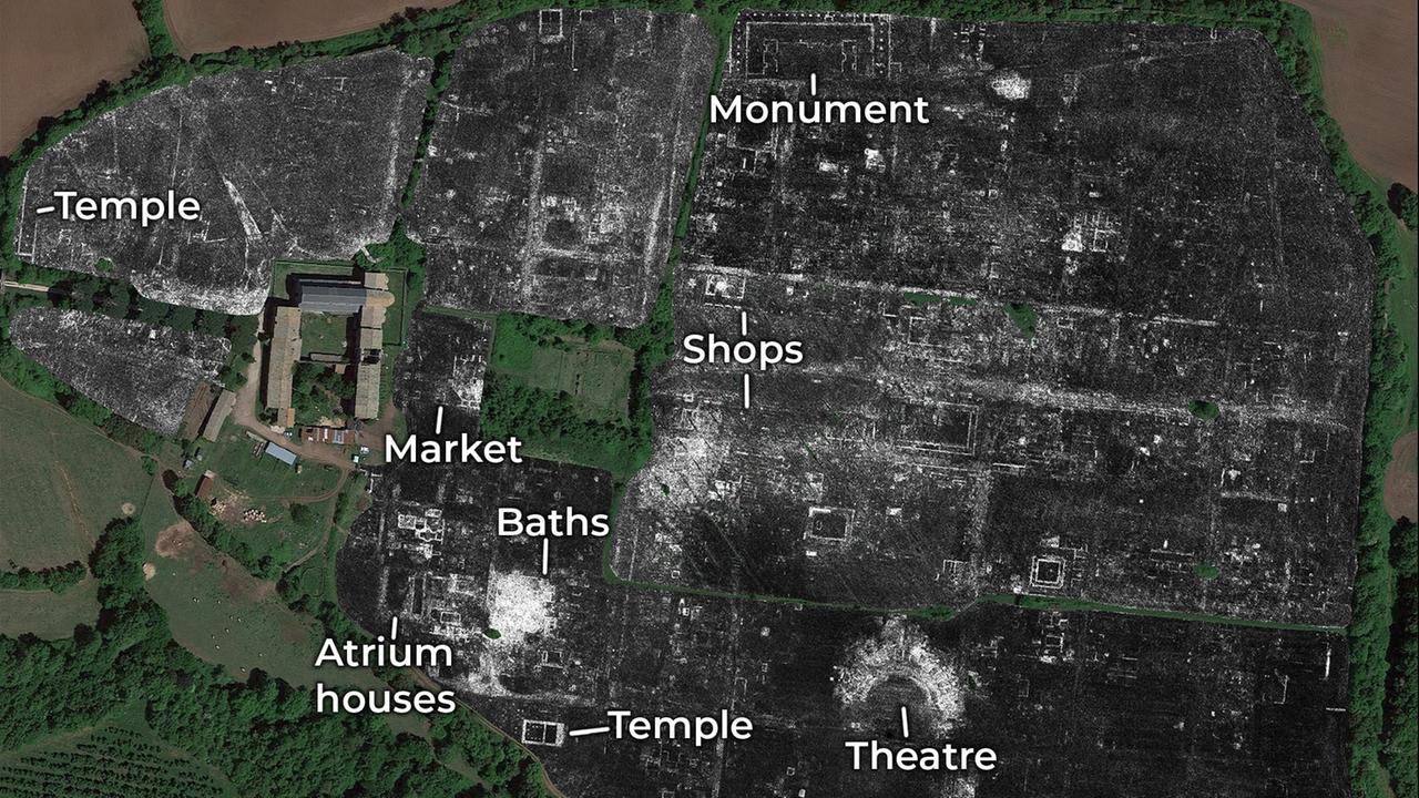 Wissenschaftler haben Fotos von der alten Stadt Falerii Novi gemacht. Wissenschaftler haben Fotos von der alten Stadt Falerii Novi gemacht.