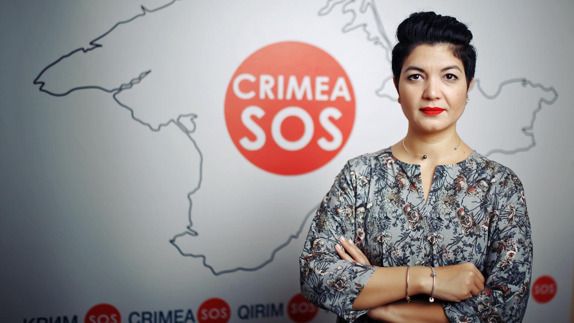 Tamila Tasheva engagiert sich mit ihrer Organisation "Krym SOS", "SOS Krim", gegen Menschenrechtsverstöße auf der Krim.