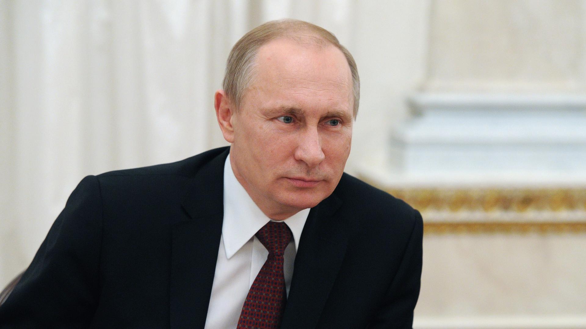 Der russische Präsident Wladimir Putin. Der russische Präsident Wladimir Putin.