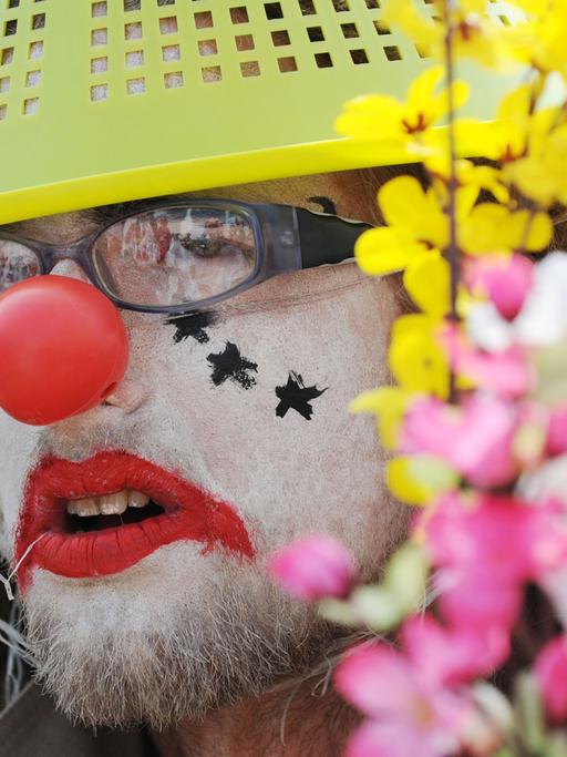 Clown-Protest beim NATO-Gipfel 2009 in Frankreich