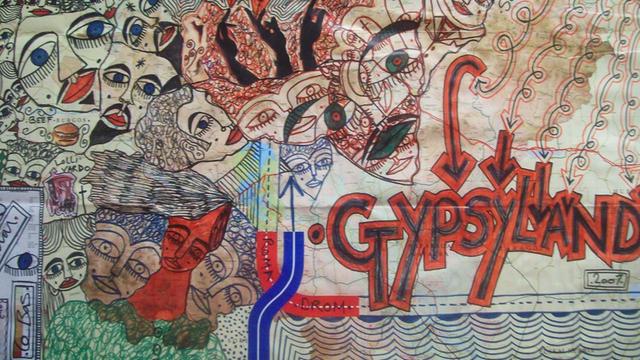 "Gypsyland-Map" von Biennale-Künstler Damian Le Bas