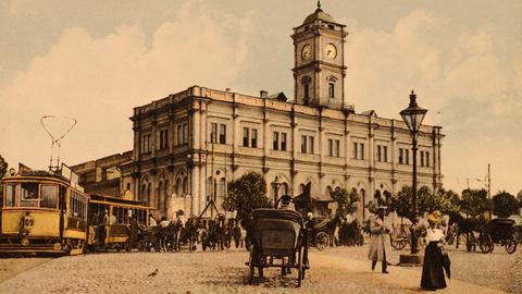 Moskau, Nikolaus-Bahnhof, um 1904/05